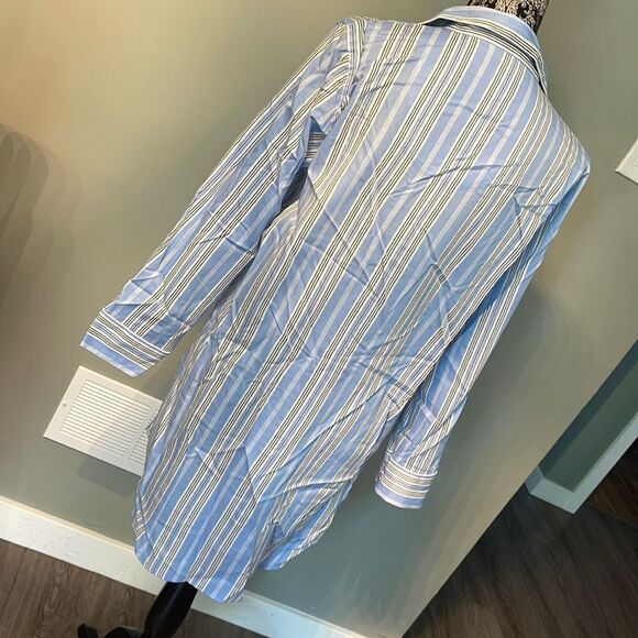 Lauren Ralph Lauren Three-Quarter Sleeve Jersey Sleep Shirt - Picture 3 of 3